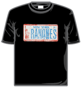 The Ramones Tshirt - License Plate