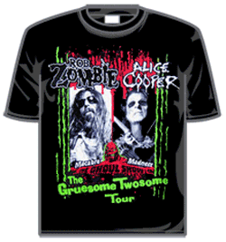 Rob Zombie Tshirt - Alice Cooper 