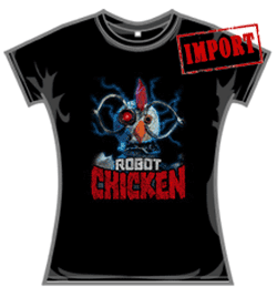 Robot Chicken Tshirt - Vintage Chicken