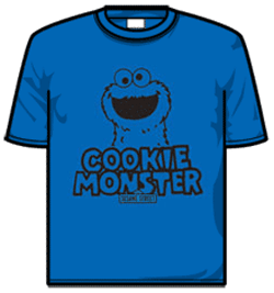 Sesame Street Tshirt - Cookie Head