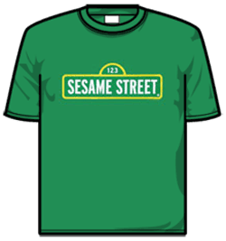 Sesame Street Tshirt - Logo