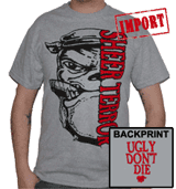 Sheer Terror Tshirt - Bulldog (grey)