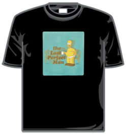 Simpsons Tshirt - Last Perfect Man