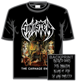 Sinister Tshirt - The Carnage Ending