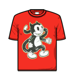 Six Bunnies Tshirt - Cosmic Cat
