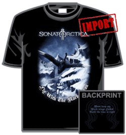 Sonata Arctica Tshirt - Black Swan