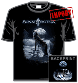 Sonata Arctica Tshirt - Howling Wolf