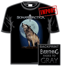 Sonata Arctica Tshirt - Howling Wolf