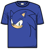 Sonic The Hedgehog Tshirt - Big Face