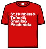 Spinal Tap Tshirt - Tap Names
