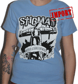 Stigma Tshirt - Crucified Blue