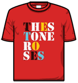 Stone Roses Tshirt - Logo Red