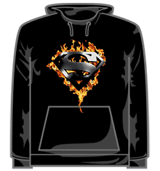 Superman Hoodie - In Flames