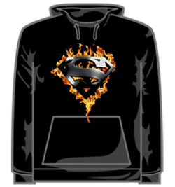 Superman Hoodie - In Flames
