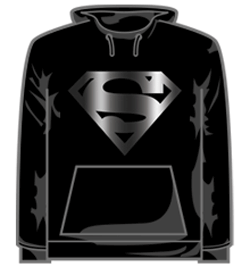 Superman Hoodie - Metalic Logo