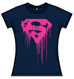 Superman Tshirt - Dripping Logo