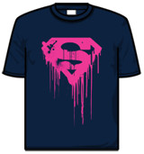Superman Tshirt - Dripping Logo