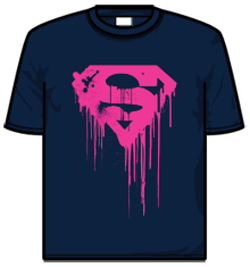 Superman Tshirt - Dripping Logo