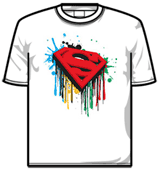 Superman Tshirt - Graffiti Colours