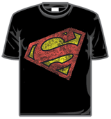 Superman Tshirt - Logo Angled Colour