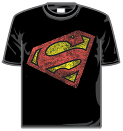 Superman Tshirt - Logo Angled Colour