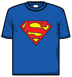 Superman Tshirt - Logo Blue