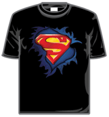 Superman Tshirt - Torn Logo