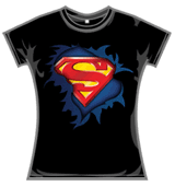 Superman Tshirt - Torn Logo