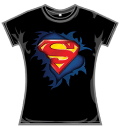 Superman Tshirt - Torn Logo
