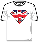 Superman Tshirt - Union Jack