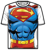 Superman Tshirt - White Suit