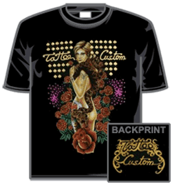 Tattoo Custom Tshirt - Lady Snake