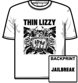 Thin Lizzy Tshirt - Jailbreak Wht