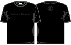 Torture Garden Tshirt - Black On Black