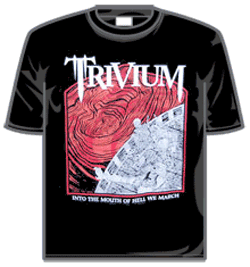 Trivium Tshirt - Into The Mouth
