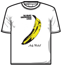 Velvet Underground Tshirt - Warhol Banana