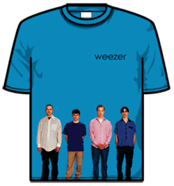 Weezer Tshirt - Blue Album