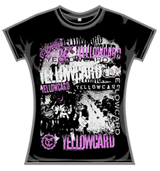 Yellowcard Tshirt - Collage Pink