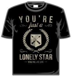 You Me At Six Tshirt - Lonely Star