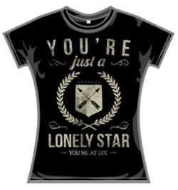 You Me At Six Tshirt - Lonely Star