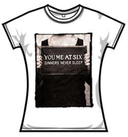 You Me At Six Tshirt - Sinners Never Sleep